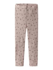 Name It Legging NMFWANG NEEDLE Merinoull Shadow Grey/Small Flowers