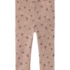 Name It Legging NBFWANG NEEDLE Merinoull Shadow Grey/Small Flowers