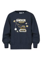 Name It Genser NMMVION LS SWEAT UNB Navy Blazer/Construction