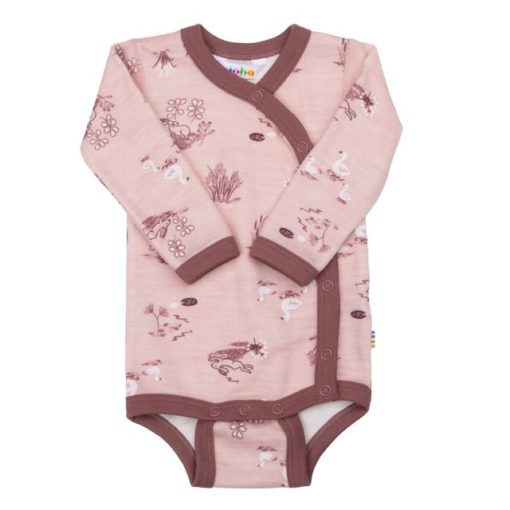 Joha Body Wrap Around GOOSE&PROPELLER Ull/Bambusviskose Lyserød