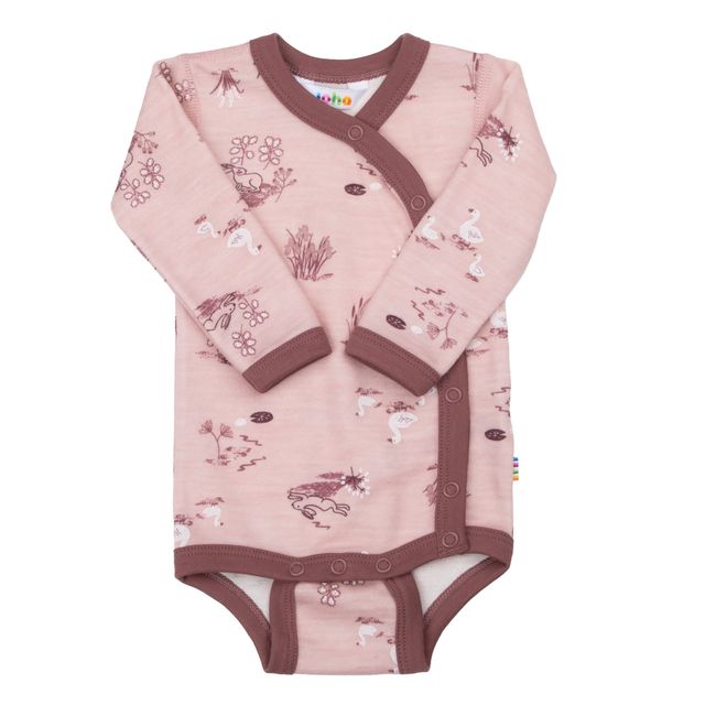 Joha Body Wrap Around GOOSE&PROPELLER Ull/Bambusviskose Lyserød