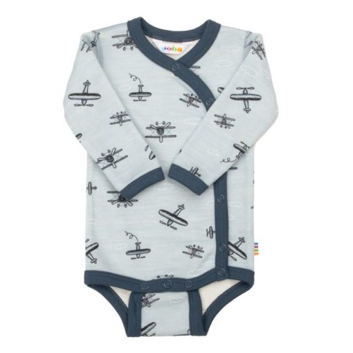 Joha Body Wrap Around GOOSE&PROPELLER Ull/Bambusviskose Lyseblå