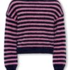 Only Genser KOGNEWPIUMO LS PULLOVER KNIT Night Sky/Mauve Orchid