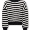 Only Genser KOGNEWPIUMO LS PULLOVER KNIT Black/Egret