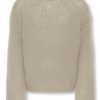 Only Genser KOGNORDIC LIFE LS O-NECK KNIT Humus