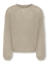 Only Genser KOGNORDIC LIFE LS O-NECK KNIT Humus