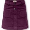 Only Skjørt KOGAMAZING GLOBAL HW CORD SKIRT Mauve Wine