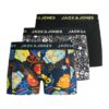 Jack & Jones 3Pk Boxer JACSUGAR SKULL Black/Black/Blazing Yellow