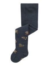 Name It Strømpebukse NBMWAK WO/BL AOJ Merinoull Ombre Blue/Working Machines