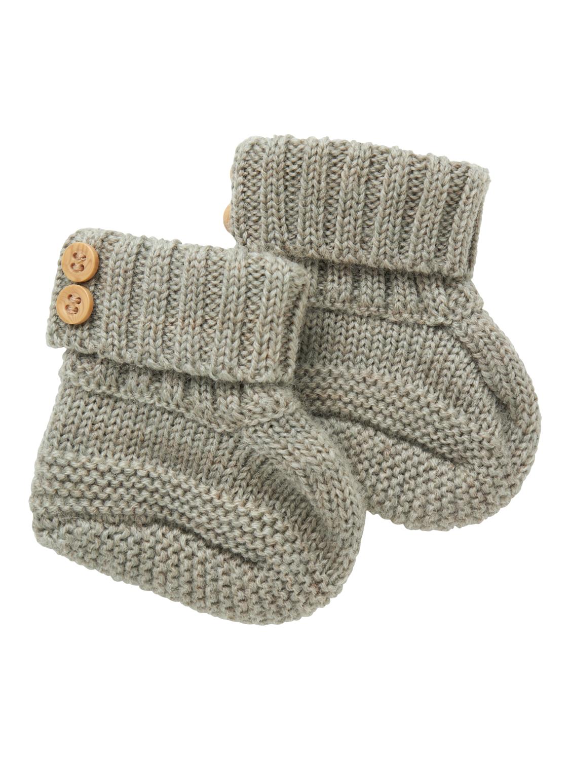 Name It Babytøfler NBMWRILLA Merinoull Dried Sage