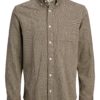 Jack & Jones Skjorte JPRBLUBROOK TWILL SOLID LS SHIRT Malt Ball