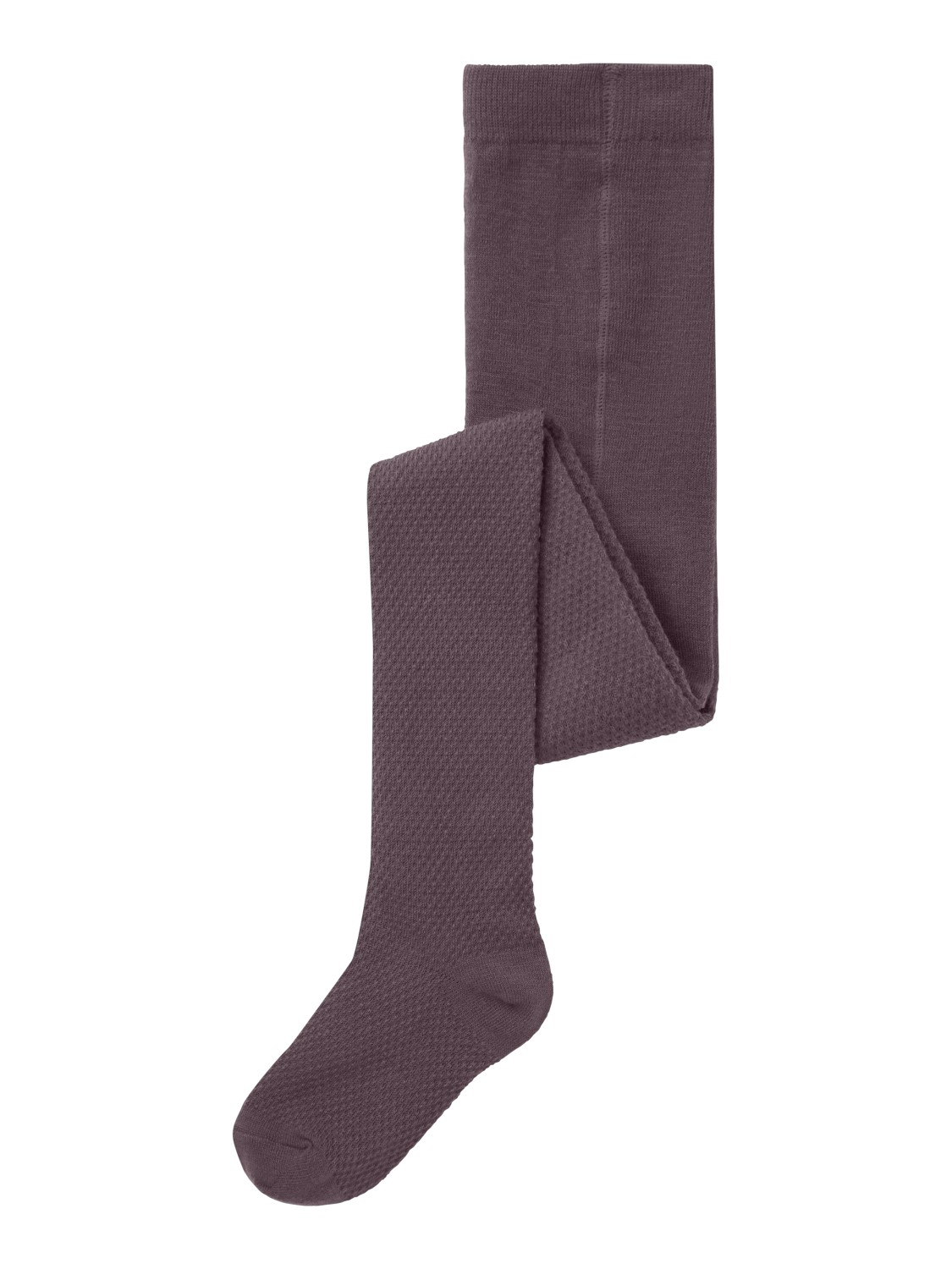 Name It Strømpebukse NKFWAKMA WO/BL STRUCTURE Merinoull Sparrow