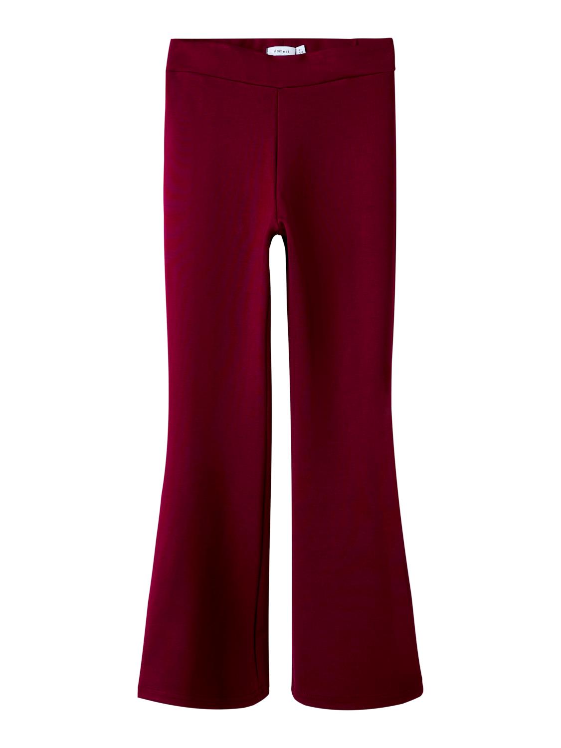 Name It Bukse NKFFRIKKALI BOOTCUT PANT Burgundy