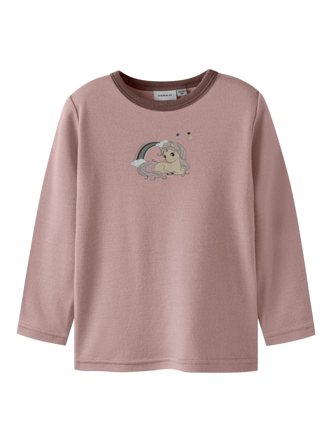 Name It Trøye NMFWILLIT Merinoull Antler/Unicorn