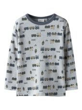 Name It Trøye NMMWILLIT Merinoull Micro Chip/Tractor