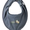 Name It Ullsmekke NBMWILLIT SCARF BIB Merinoull Folkstone Gray/Tractor