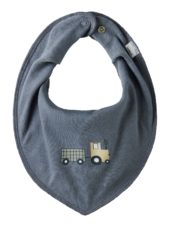 Name It Ullsmekke NBMWILLIT SCARF BIB Merinoull Folkstone Gray/Tractor