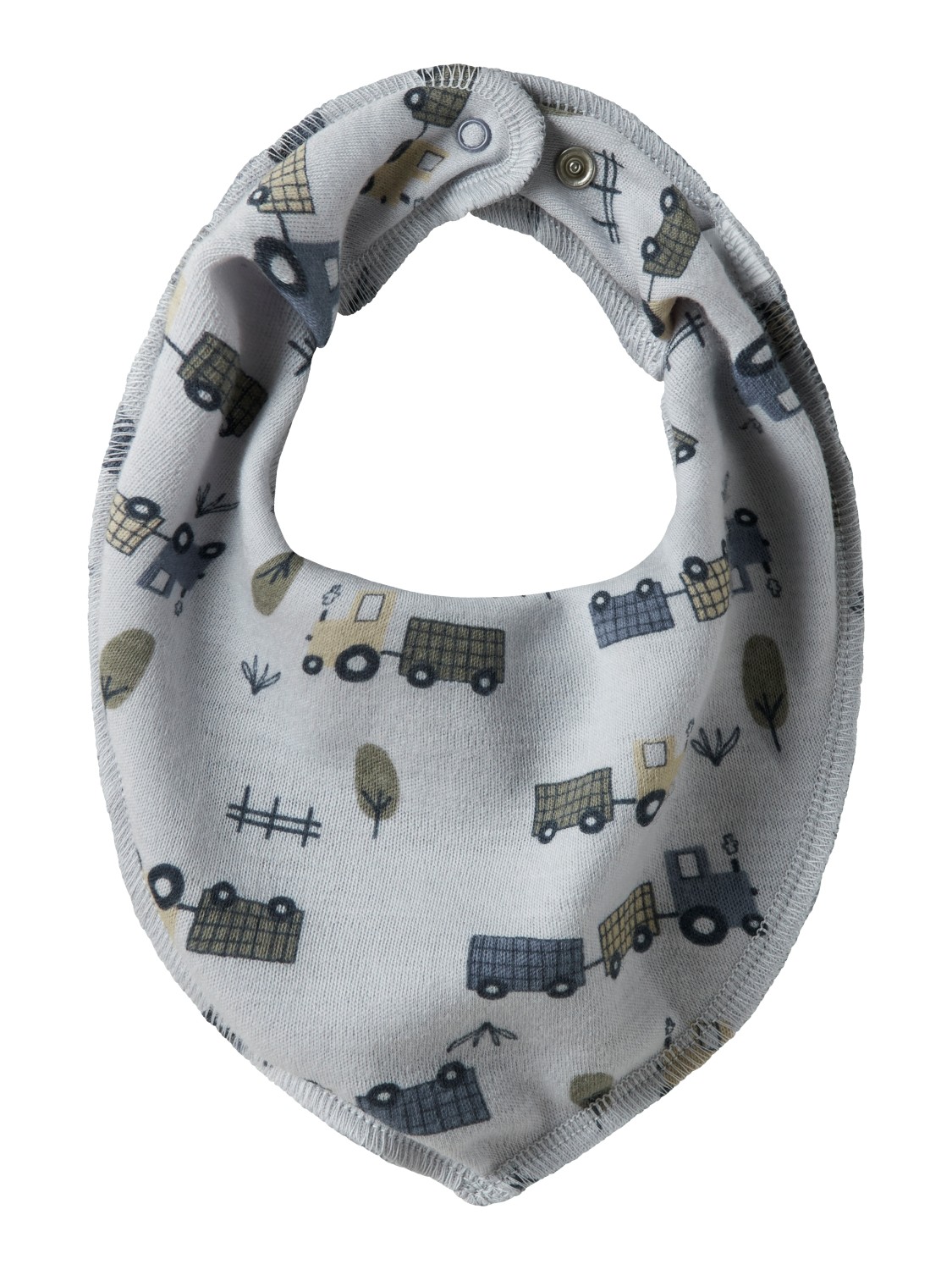 Name It Ullsmekke NBMWILLIT SCARF BIB Merinoull Micro Chip/Tractor