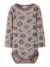 Name It Body NMFWILLIT Merinoull Shadow Gray/Unicorn
