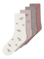 Name It 4Pk Sokker NKFWAK Merinoull Shadow Gray