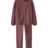 Name It 2-delt Fleece Sett NKNSPEKTRA Rose Brown