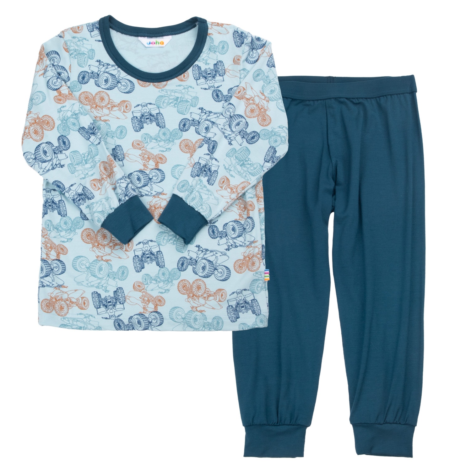 Joha Pyjamas Mini ATV Bambusviskose Blå