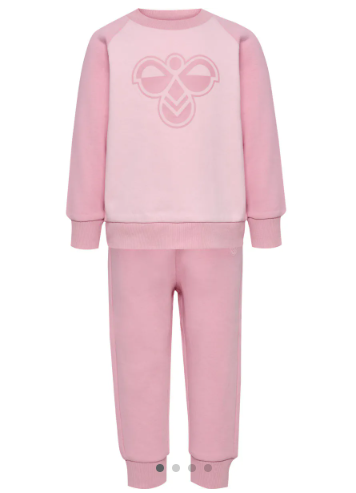 Hummel Joggesett HMLMINI REG BUMBLE SET Pink Nectar