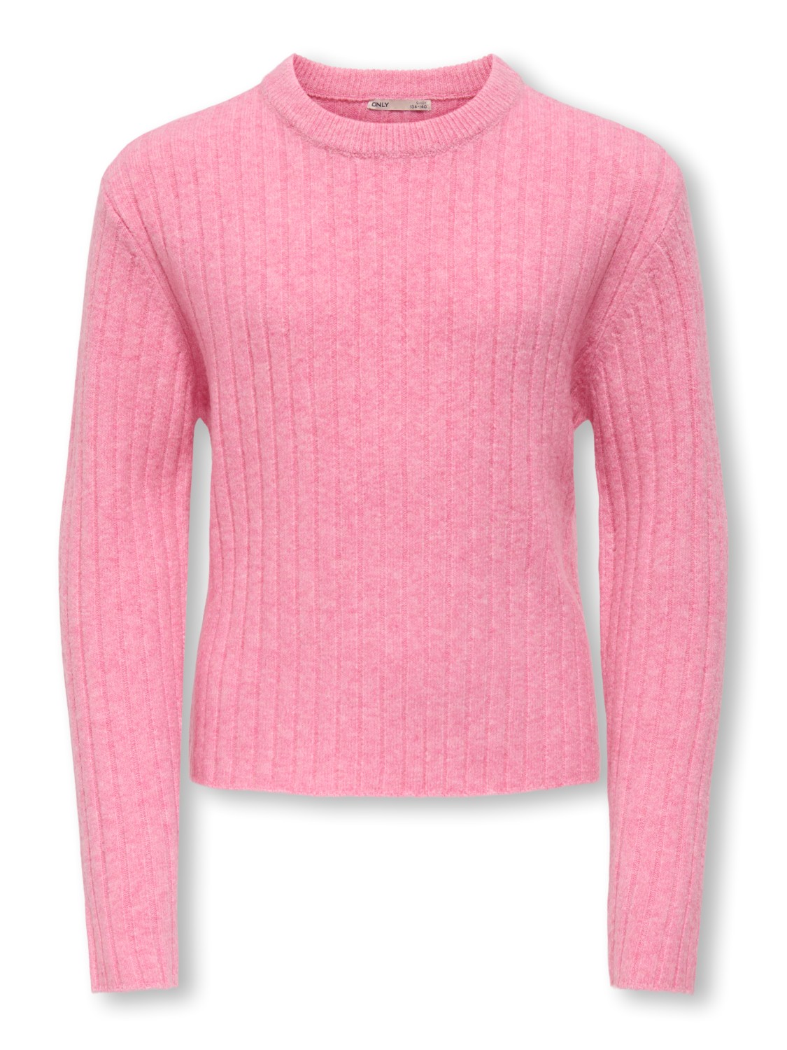 Only Genser KOGJEANETT LIFE LS RIB O-NECK KNIT Sea Pink
