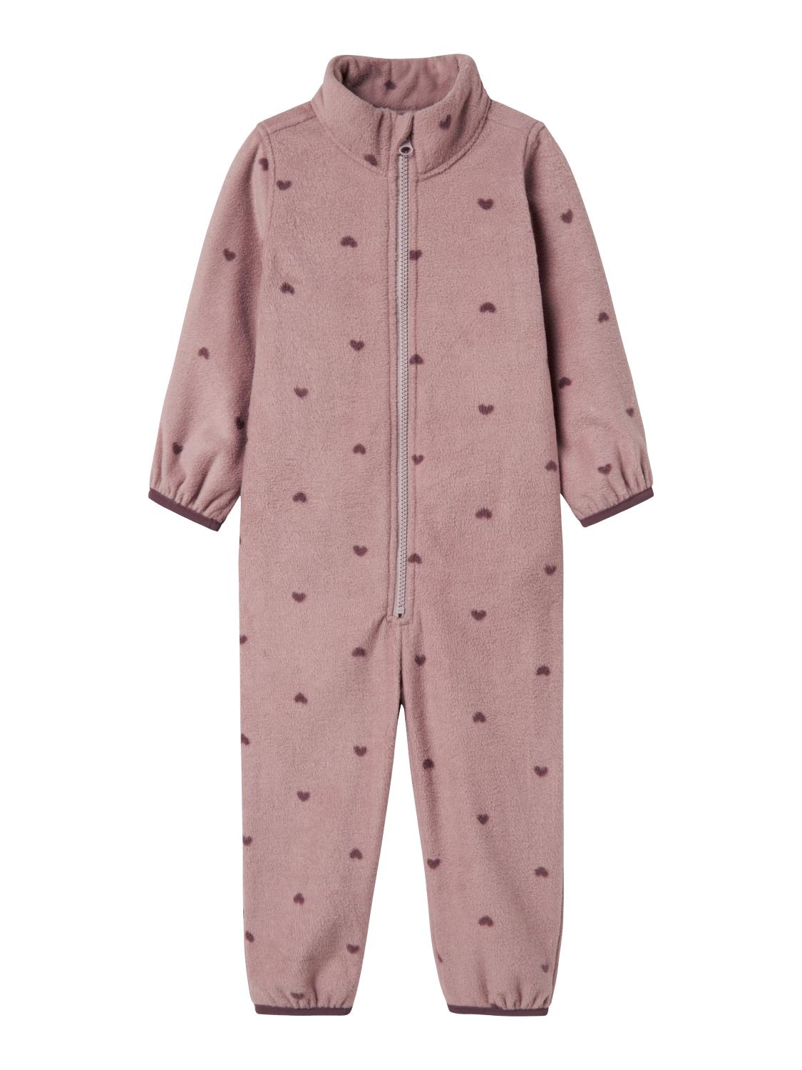 Name It Hel Fleecedress NMNSPEKTRA Woodrose