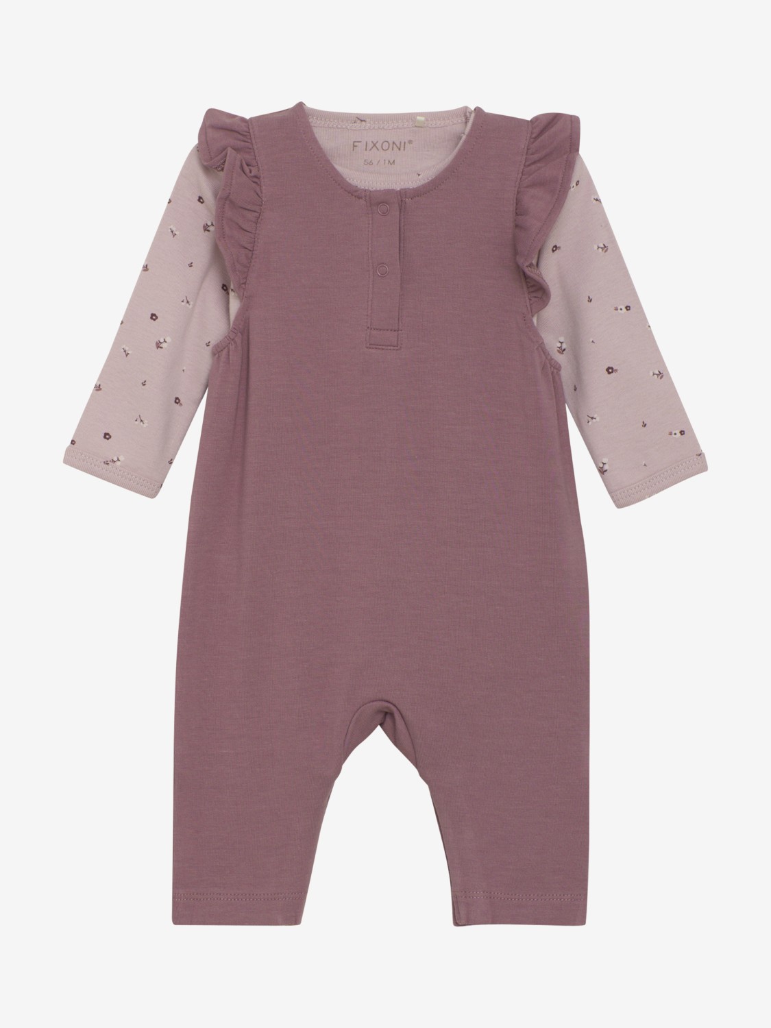 Fixoni Sparkebukse m/Body SWEAT ROMPER Wistful Mauve