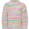 Only Genser KMGCARMA-LIA LS O-NECK KNIT Pumice Stone/Multi Space Dye