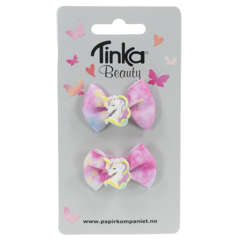 Tinka Beauty Hårspenner Unicorn 2stk Rosa