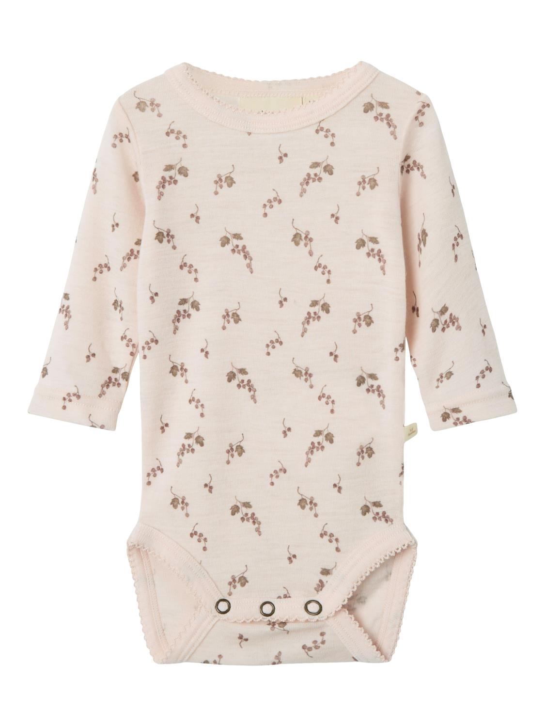 Lil` Atelier Body NBFNOEL NIA LS Merinoull Morganite/Berry