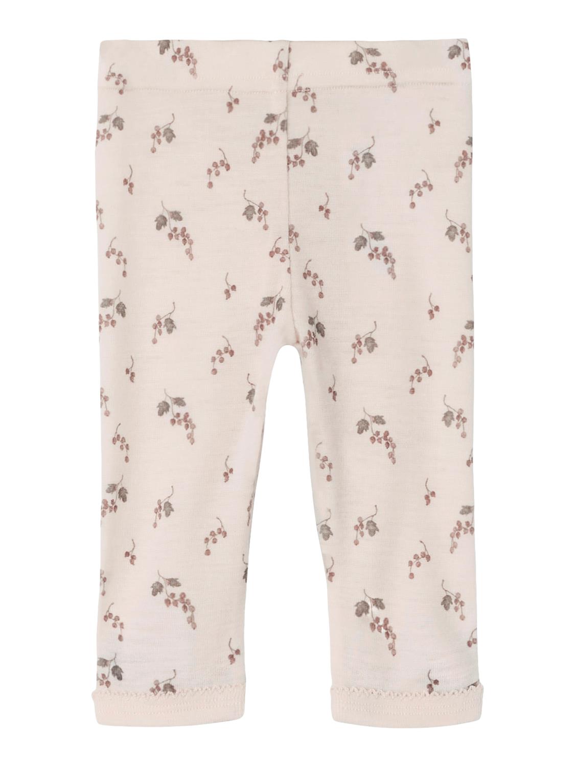 Lil` Atelier Legging NBFNOEL NIA Merinoull Morganite/Berry