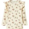 Lil` Atelier Genser NMFGAVO EKO LS SLIM TOP Turtledove/Peony