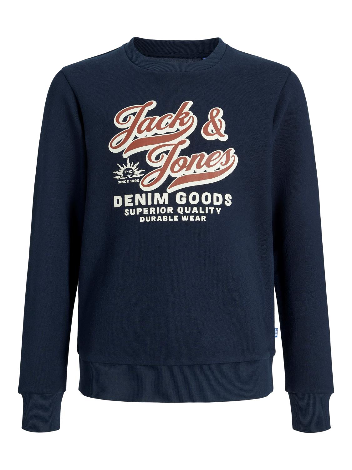 Jack & Jones Genser JJELOGO SWEAT CREW Sky Captain