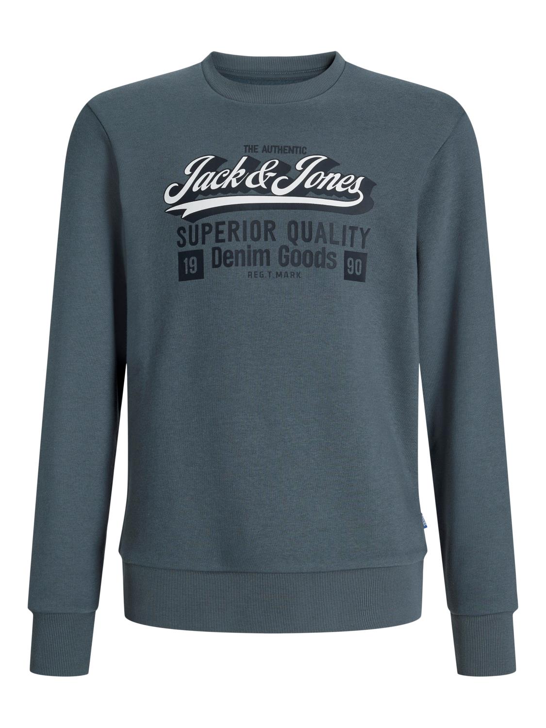 Jack & Jones Genser JJELOGO SWEAT CREW Stormy Weather