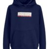 Jack & Jones Hettegenser JORINWOOD BLOCK BRANDING SWEAT HOOD Ocean Cavern