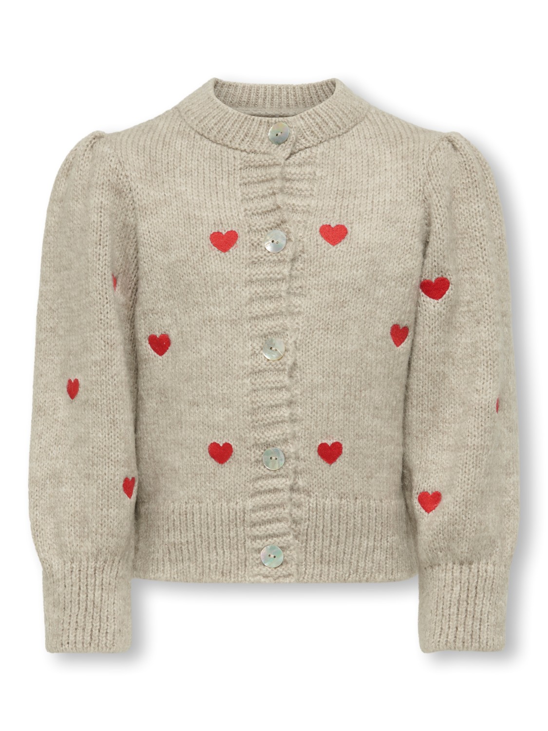 Only Cardigan KMGSILLA LS O-NECK KNIT Pumice