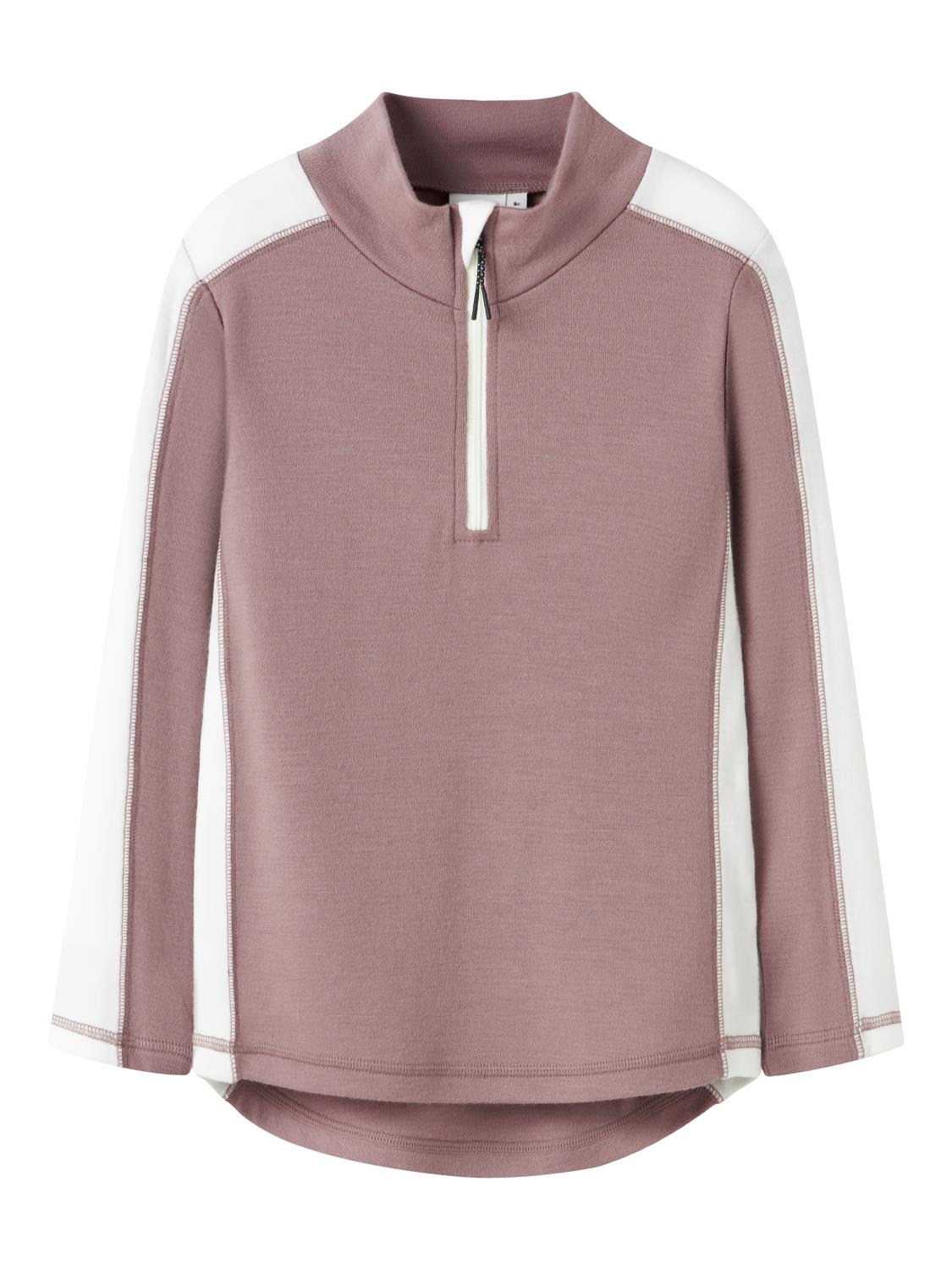 Name It Genser NKFWILLO LS TURTLE Merinoull Antler/Snow White