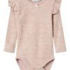 Name It Body NBFWYLA Ull/Bambusviskose Shadow Gray