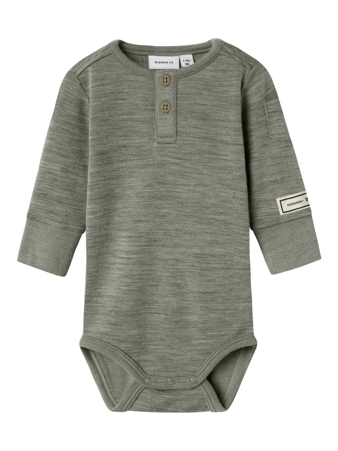 Name It Body NBMWYLA Ull/Bambusviskose Dried Sage