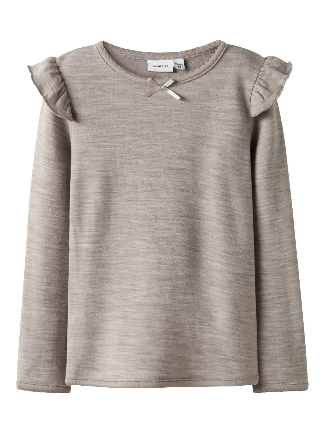 Name It Trøye NMFWYLA Ull/Bambusviskose Satellite