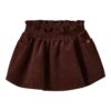 Lil` Atelier Skjørt NMFOBERT CORD SKIRT 4122-HG Hot Chocolate