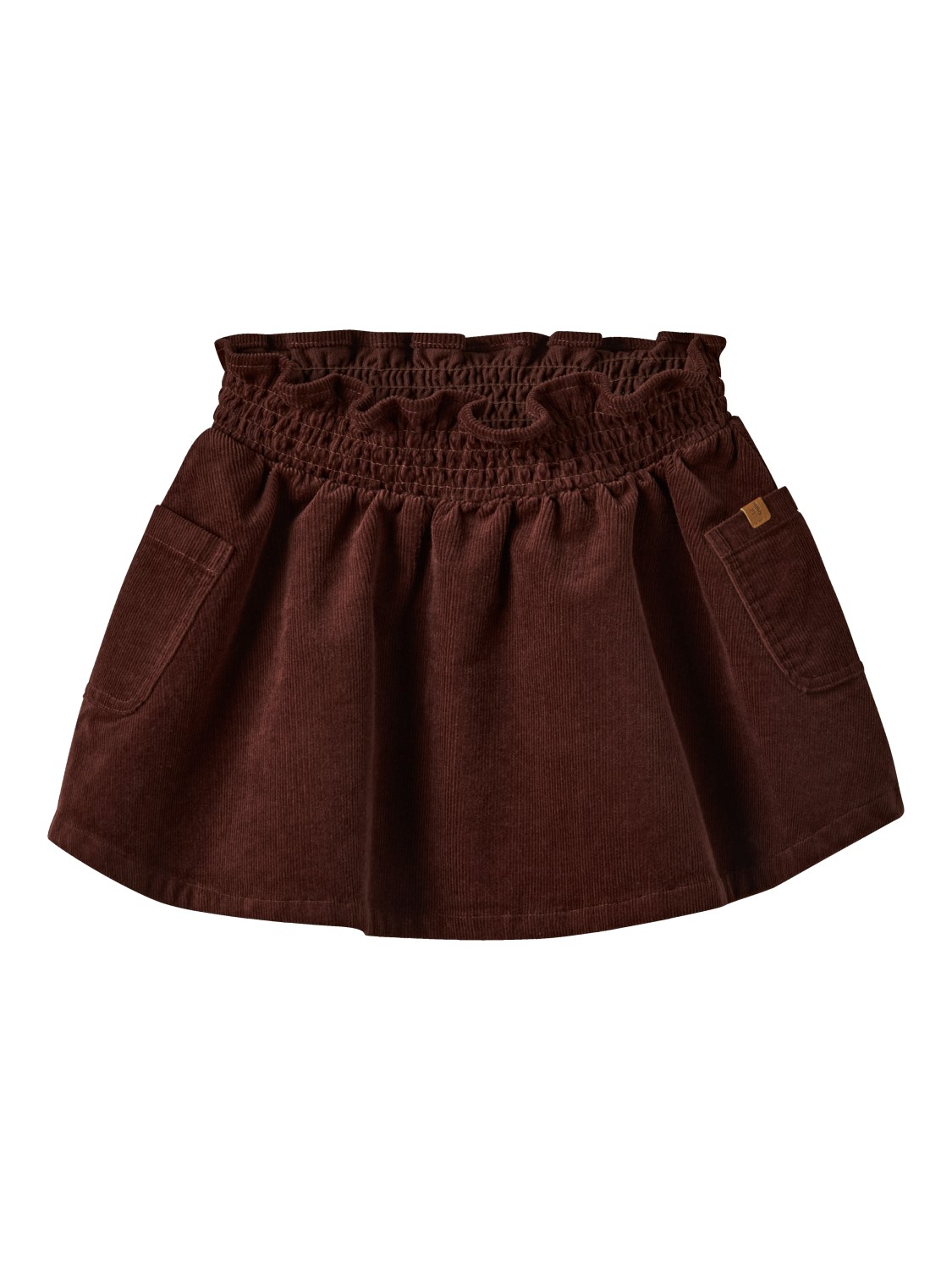 Lil` Atelier Skjørt NMFOBERT CORD SKIRT 4122-HG Hot Chocolate