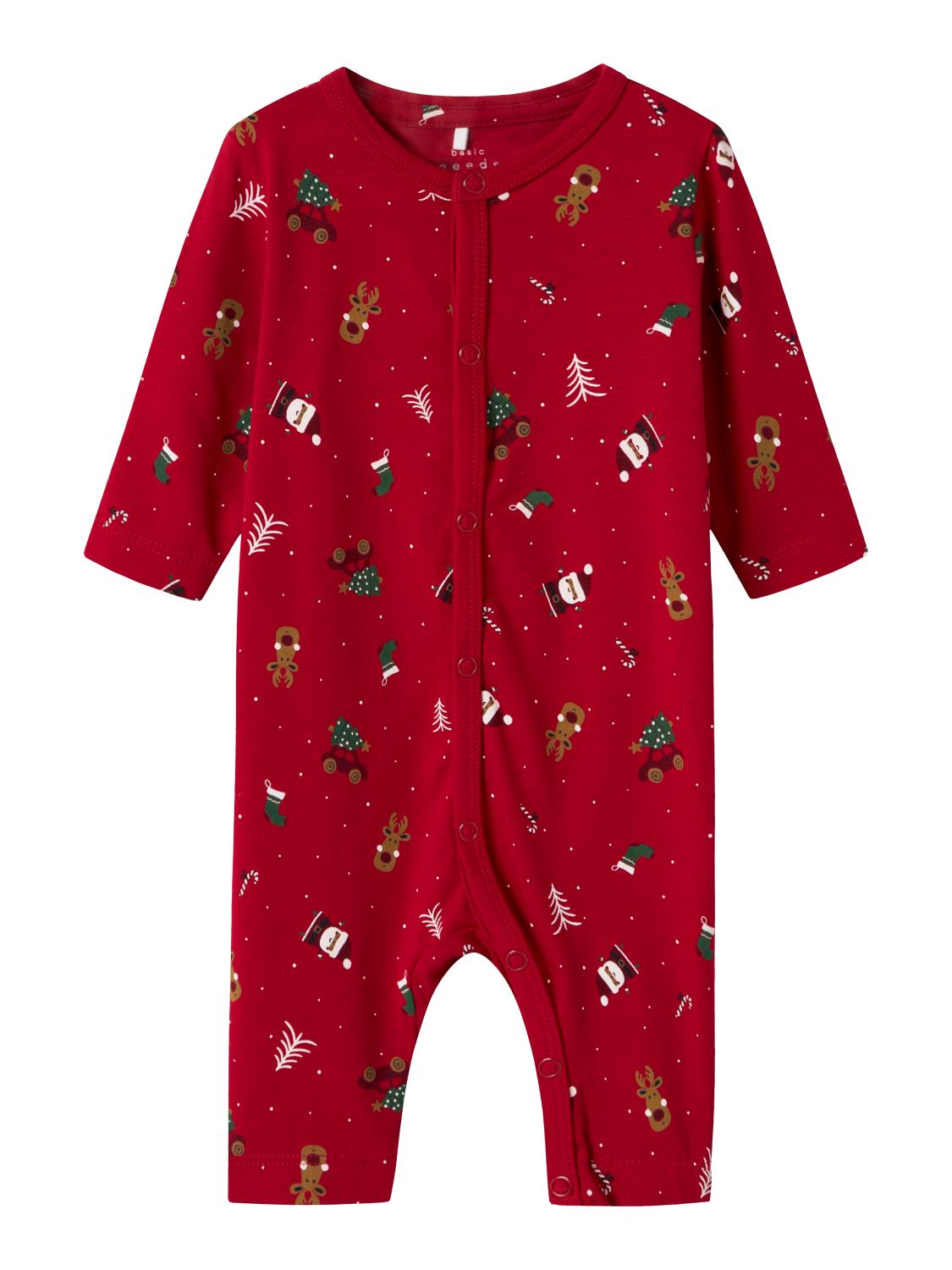 Name It JulePyjamas NBNVISMAS LS NIGHTSUIT Jester Red