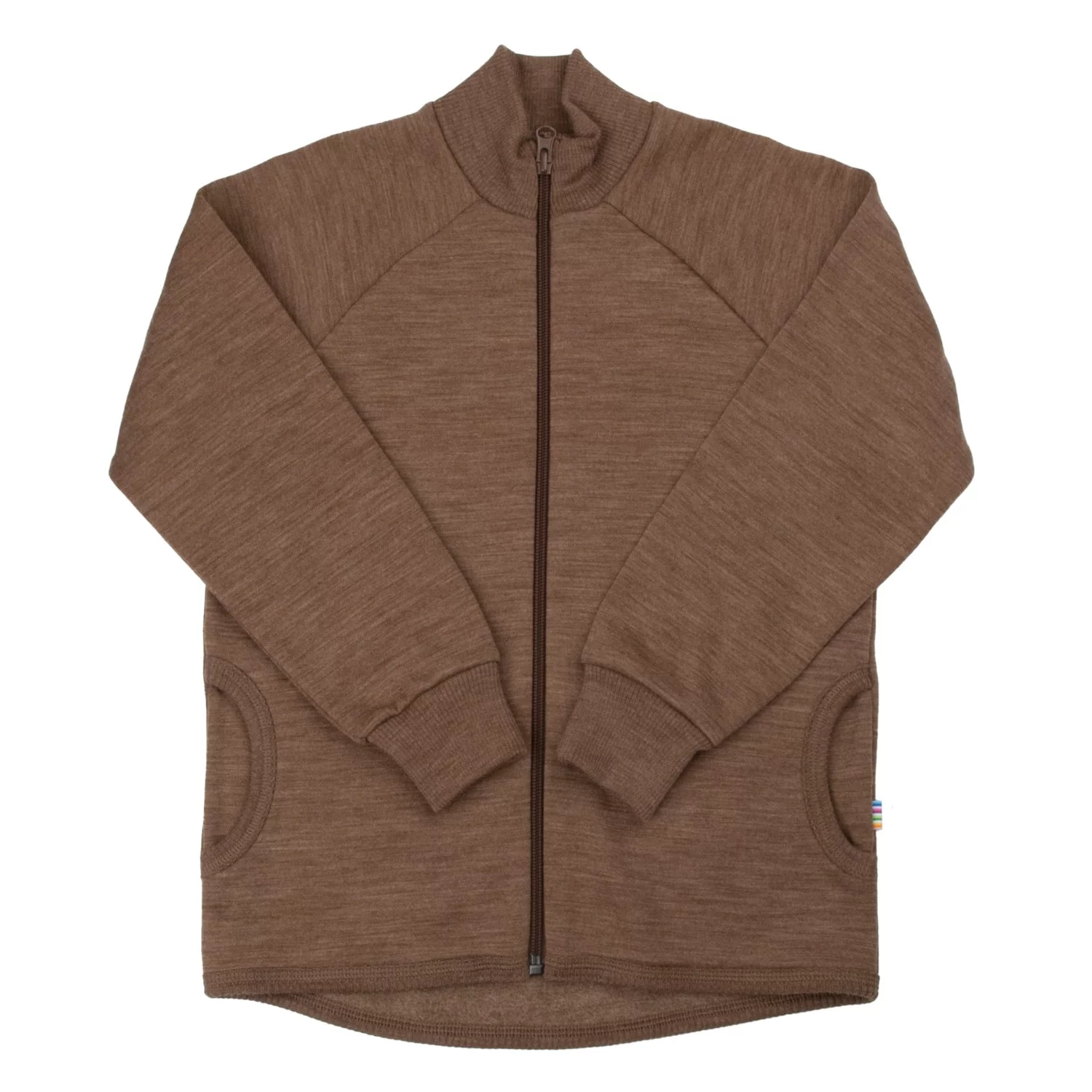 Joha Cardigan KIDS BRUSHED WOOL Merinoull Varm Brun