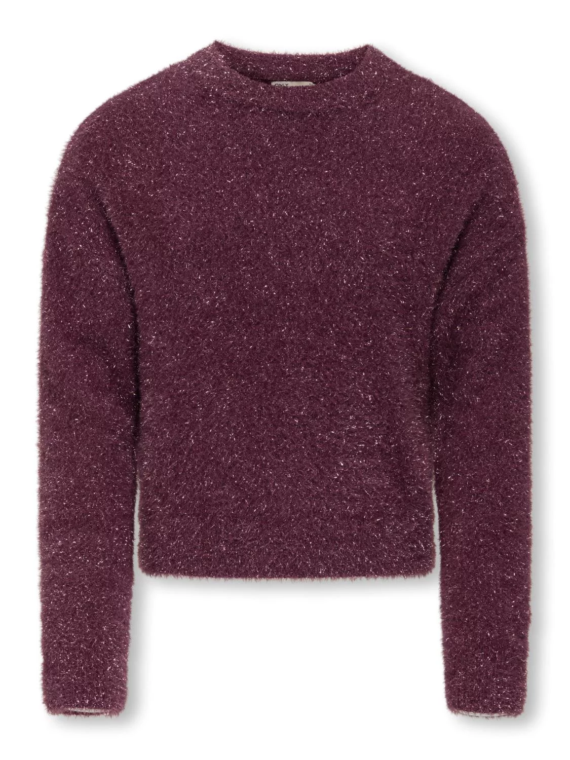 Only Genser KOGPIUMO GLITTER LS O-NECK KNIT Rose Wine/Glitter