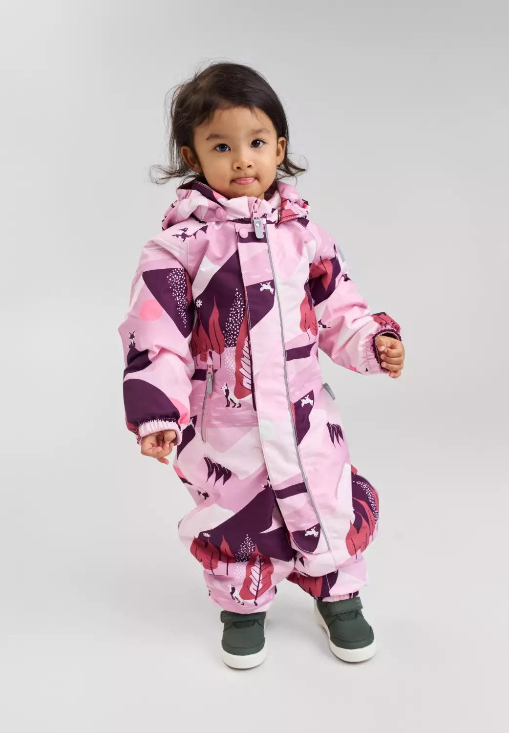 Reima Vinterdress PUHURI Grey Pink