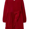 Name It Kjole NKFREVELO VEL LS DRESS Jester Red
